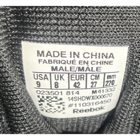 Reebok CF 74 CrossFit Gym Fitness Workout Shoes Black Green Mens 9 Fast Ship - Picture 9 of 12